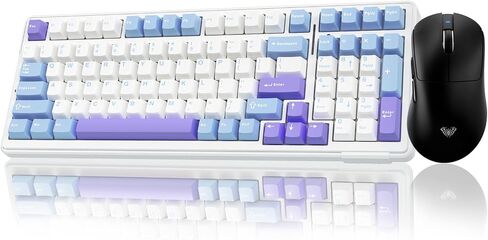 Aula Wireless Keyboard و Mouse Combo ، F99 Mechanical Keyboard SC900 Pro Wireless Gaming Mouse in Saudi Arabia