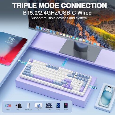 Aula Wireless Keyboard و Mouse Combo ، F99 Mechanical Keyboard SC900 Pro Wireless Gaming Mouse in Saudi Arabia