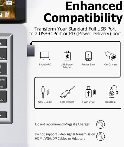 USB-C Female to USB 3.0 Male Adapter (2Pack) Compatible with Your Nissan 2019 Maxima Multi use converting add Functions Such as Keyboard,Thumb Drives,mice,etc.(Black) in Saudi Arabia