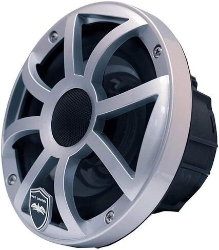 الأصوات الرطبة | Revo 6 XS-S V3 | مكبر صوت عالي الإخراج 6.5 "مكبر صوت محوري بحري مع الإضاءة الخلفية RGB ومفتوحة الشبكة الفضية المواجهة in Saudi Arabia