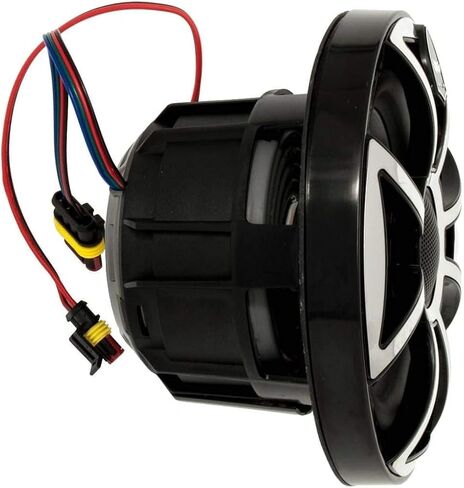 الأصوات الرطبة | Revo 6 XS-S V3 | مكبر صوت عالي الإخراج 6.5 "مكبر صوت محوري بحري مع الإضاءة الخلفية RGB ومفتوحة الشبكة الفضية المواجهة in Saudi Arabia
