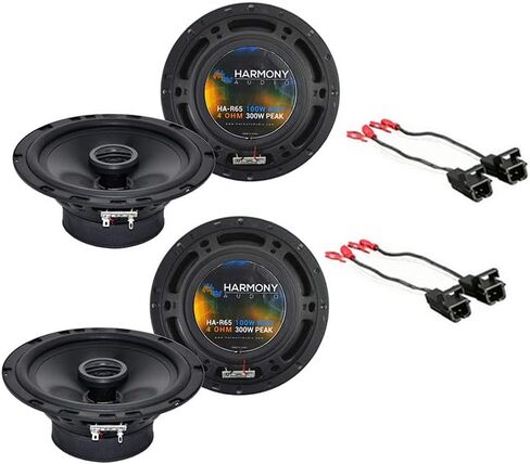 حزمة Ammonony Audio متوافقة مع 2004-2012 Chevy Colorado (2) HA-R65 6.5 "300W حزمة ترقية مكبر الصوت الجديدة 300W مع HA-724568 FACTORY SPEALER HARRINCES in Saudi Arabia