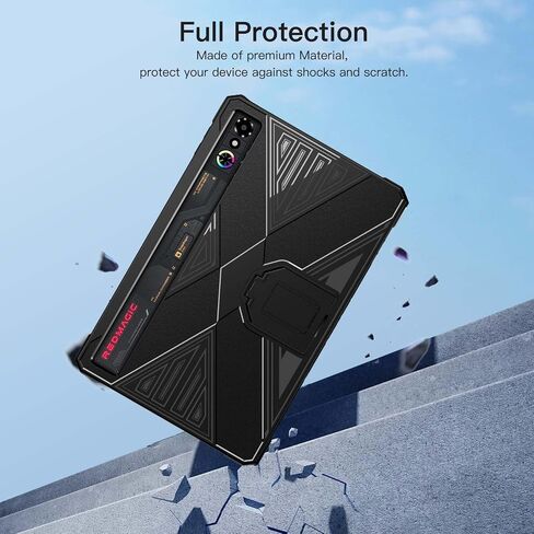 غطاء الحالة لـ Redmagic Astra Gaming Tablet 9.06 بوصة ، غطاء وقائي TPU الناعم الناعم مع Kickstand for Redmagic Gaming Tablet 3 Pro ، Anti-scratch ، frardbroof ، Black in Kuwait