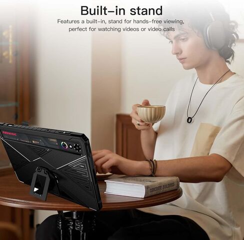 غطاء الحالة لـ Redmagic Astra Gaming Tablet 9.06 بوصة ، غطاء وقائي TPU الناعم الناعم مع Kickstand for Redmagic Gaming Tablet 3 Pro ، Anti-scratch ، frardbroof ، Black in Kuwait