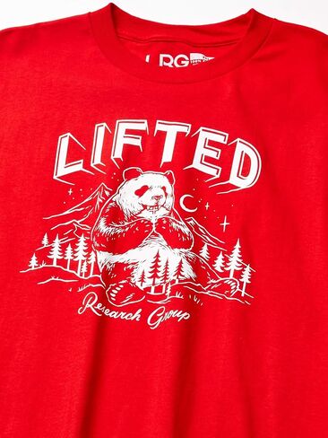 LRG Lifted Research Group Men's Logo Graphic Panda Mountain T-Shirt in Saudi Arabia