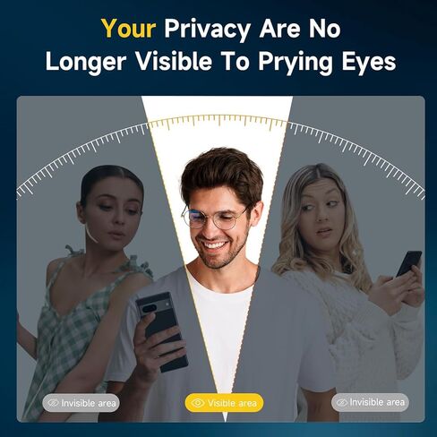 [2 Pack] Moto Edge 2025 Privacy Screen Protector ، 9H Glass Bedged ، Free Bubble ، HD Clear ، Anti-Scratch ، Anti Spy for Motorola Edge 2025 5G Glass Screen Protector in Kuwait