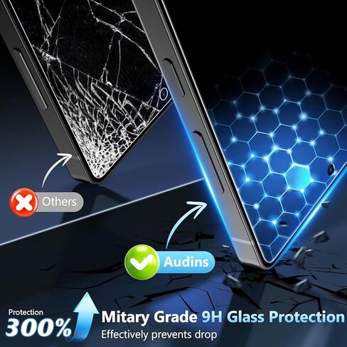 [2 Pack] Moto Edge 2025 Privacy Screen Protector ، 9H Glass Bedged ، Free Bubble ، HD Clear ، Anti-Scratch ، Anti Spy for Motorola Edge 2025 5G Glass Screen Protector in Kuwait