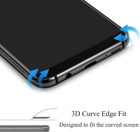 [2 Pack] Moto Edge 2025 Privacy Screen Protector ، 9H Glass Bedged ، Free Bubble ، HD Clear ، Anti-Scratch ، Anti Spy for Motorola Edge 2025 5G Glass Screen Protector in Kuwait