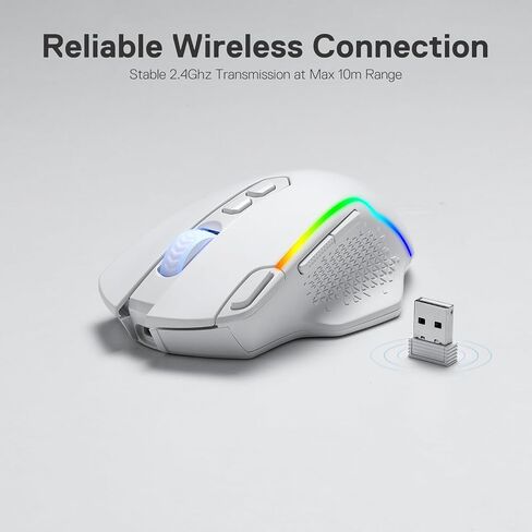 Redragon GS520 RGB مكبرات صوت سطح المكتب و M810 Pro Gaming Mouse Bundle in Saudi Arabia