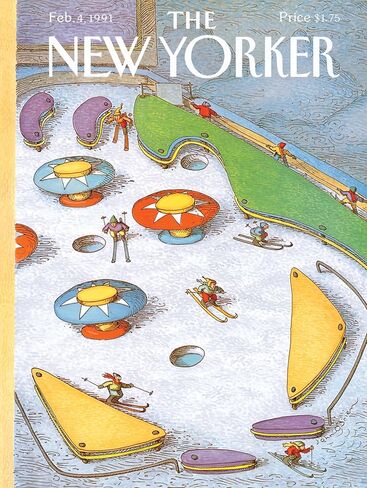 New York Puzzle Company - New Yorker Skating in The Park - 750 Piece Jigsaw Puzzle for Adults by Ilonka Karasz in Saudi Arabia