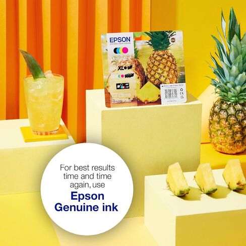 Epson 604XL الأناناس ، خراطيش حبر أصلية ، 4 ألوان in Saudi Arabia