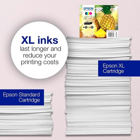 Epson 604XL الأناناس ، خراطيش حبر أصلية ، 4 ألوان in Saudi Arabia