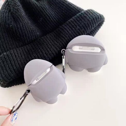 علبة أسماك القرش اللطيفة لـ AirPods Pro 2 Cover مع مجموعة نظافة ، Airpods Pro Cases Women Anti-Drop Silicone Airpods Pro Earbuds Charging Cases Conshain for AirPods Pro 1st/2nd Generation in Kuwait