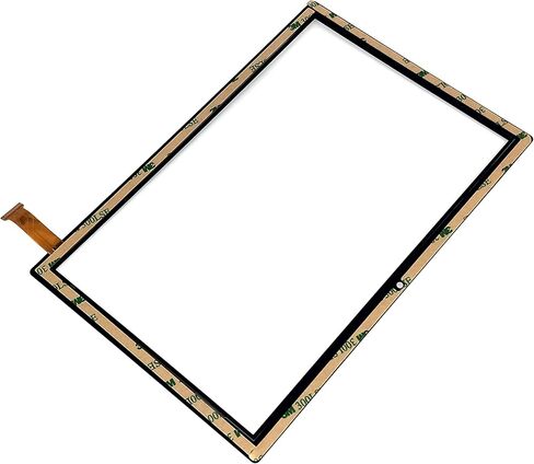 محول رقمي للوحة شاشة تعمل باللمس (بدون شاشة LCD) بديل متوافق مع جهاز VANKYO MatrixPad S10 مقاس 10 بوصة باللون الأسود (زاوية مستديرة) in Saudi Arabia