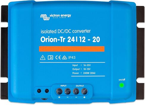 Victron Energy Orion-Tr IP43 24/12-Volt 20 amp 240-Watt Isolated DC-DC Converter in Kuwait