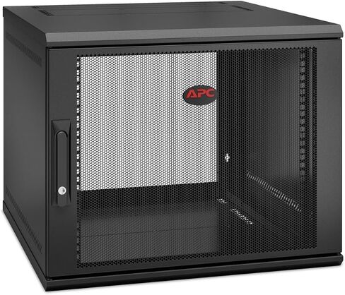 APC/Schneider Electric - AR109SH6 - NetShelter WX 9U Single مفصلية حائط حائط 600 مم عمق ، أسود in Saudi Arabia