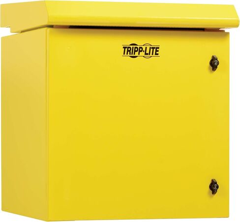 Tripp Lite 12U Locking Industrial Wallmount NEMA 3R Protection Server Rack Slevosure ، 23 بوصة ، بناء معادن عميقة ، شاقة ، مراوح داخلية مدمجة ، أصفر ، ضمان مدته 5 سنوات (SRN3RY12U) in Kuwait