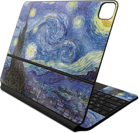 Glossy Glitter Skin متوافق مع لوحة مفاتيح Apple Magic لـ iPad Air 13 بوصة (M2) 2024 - STARRY Night - غطاء صائق واقي فينيل 3M Premium 3M - يسهل تطبيقه | مصنوع في الولايات المتحدة الأمريكية من قبل Mayyskins in Saudi Arabia