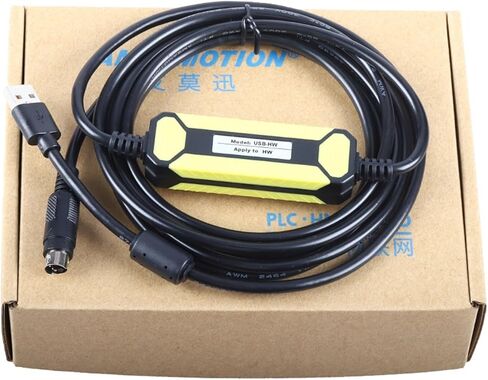 كابل برمجة USB-HW لـ E/S/H/C/T Series Round 4Pin RS232 خط تنزيل الاتصال in Saudi Arabia