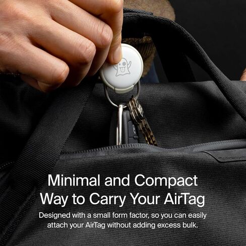 Orbitkey Slim Case for AirTag | Made with Stainless Steel and TPU | Securely Holds Your Apple AirTag | Easily Attach to Keys or Anything You Want to Track with The Open Key Ring | Granite in Saudi Arabia