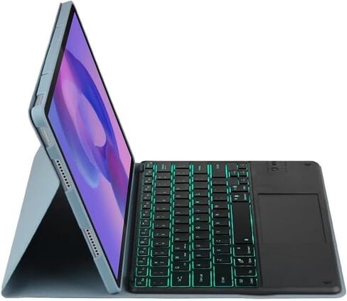 حالة لوحة المفاتيح لـ Samsung Galaxy Tab S10 Fe بالإضافة إلى 13.1 بوصة 2025 - لوحة المفاتيح اللاسلكية القابلة للفصل مع لوحة اللمسة اللمسة للقرص ، الأسود in Kuwait