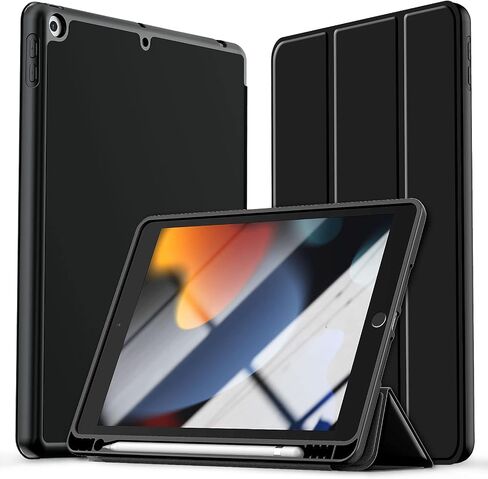 حافظة Gahwa iPad 10.2 بوصة الجيل التاسع 2021/ iPad الجيل الثامن 2020/ iPad الجيل السابع 2019، حافظة ذكية Filio واقية لكامل الجسم مع ميزة الاستيقاظ/النوم (أبيض) in Saudi Arabia