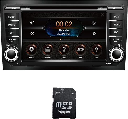 AMASE AUDIO Android 11 Car Stereo, 2 Din Compatible for Audi A4 S4 RS4, 7" Touchscreen,DSP+, DVD Player in-Dash, Support Wireless Apple carplay Android Auto/GPS navi/Fast Boot/Back Camera/OBDII in Saudi Arabia