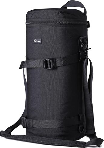 Nicama LB1 Deluxe Water-Resistant Camera Lens Pouch Case for Canon RF 800mm Tamron SP 150-600mm Sigma 150-600mm 150-500mm Nikon Nikkor AF-S 200-500mm & More, Zipper Polyester Lens Protective Bag in Kuwait