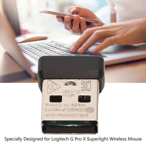 جهاز استقبال USB ، محول 2.4 جيجا هرتز لـ Logitech G Pro X Mouse ، محول الماوس المستقر ABS ، مستقبل USB Superlight Mouse in Saudi Arabia