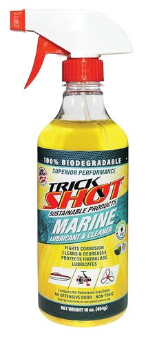 Marine Grade Lubricant, Solvent, & Penetrating Oil | 16 oz. Pump Spray Bottle | Non-Toxic, Non-Flammable, Zero VOC, Biodegradable & VGP Compliant | Food Grade NSF H1 | 3-in-1 Marine performance by in Kuwait