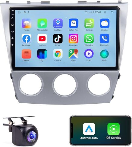 10 بوصة Android 13 Car Radio Stereo متوافق مع 2006-2011 Toyota Camry ، 1280x720p IPS شاشة اللمسات اللاسلكية و Android Auto ، 4 جيجا بايت ذاكرة الوصول العشوائي 64 جيجابايت ، GPS ، الكاميرا الرؤية الليلية in Kuwait