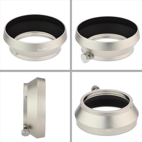 Haoge LH-M48B Metal Lens Hood Shade for Olympus M.ZUIKO Digital 17mm F1.8 17 1.8 Lens Replaces LH-48B Black in Saudi Arabia