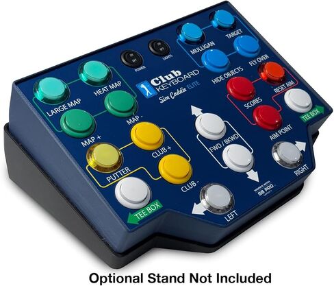 Club Keyboard Elite Series Wireless 20 Button GS Pro Golf Simulator Control Box (Green) in Saudi Arabia