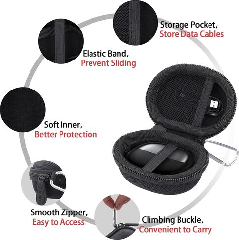 Aenlllosi for Shokz Opendots One - سماعات الرأس المفتوحة للأذن ، حالة وقائية متوافقة مع shokz opendots سماعات أذن واحدة ، رمادية (حالة فقط) in Saudi Arabia
