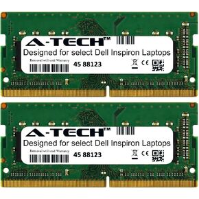 مجموعة A-Tech 32GB (2 × 16 جيجا بايت) لـ Dell Inspiron 3000 Series 3565 3567 2666MHz DDR4 Memorip Memorip Membles و Notebook RAM in Kuwait