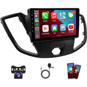 Android Car Stereo for Ford Transit 2013-2019 with Wireless CarPlay & Android Auto, 2G+32G 9inch Touch Screen for Transit, with Bluetooth FM EQ WiFi Mirror Link SWC in Saudi Arabia