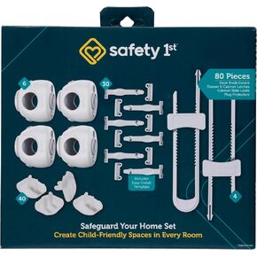 Safety 1st Home Safeguarding and Childproofing Set (80 Pcs), White in Saudi Arabia