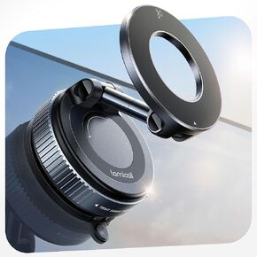 حامل هاتف Lamicall Car Mount - [70 رطلاً أقوى شفطًا] لجبل Magsafe Car ، 360 ° Cuptive Cup Cup Phone Mounting Matterboard Mathield حامل الهاتف المغناطيسي Fit iPhone 17 16 Pro Max in Kuwait