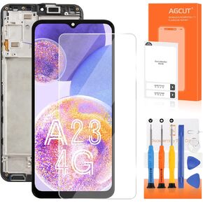 لاستبدال شاشة Samsung Galaxy A23 4G LCD لـ Samsung A23 4G LCD Display SM-A235F SM-A235M LCD Digitizer Screen Touch Assembly مجموعات أسود مع إطار (ليس 5G) in Kuwait