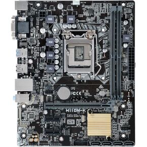 اللوحة الأم تناسب ASUS H110M-K لـ 6/7 Gen Intel LGA 1151 مع درع اللوحة الخلفية I/O-تعبئة صناعية ， العبوة غير الأصلية in Kuwait