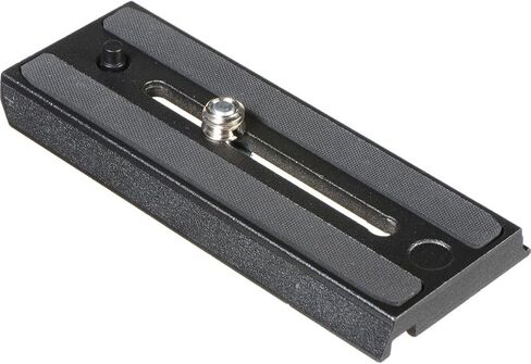 Manfrotto 501PL Rapid Connect Sliding Plate with 1/4'' and 3/8'' Camera Fixing Screws,Black in Saudi Arabia