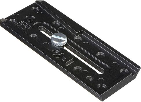Manfrotto 501PL Rapid Connect Sliding Plate with 1/4'' and 3/8'' Camera Fixing Screws,Black in Saudi Arabia