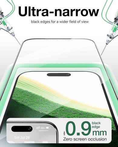 واقي شاشة NIMASO لهاتف iPhone 18 Pro Max/17 Pro Max مقاس 6.9 بوصة، عبوة واحدة in Kuwait