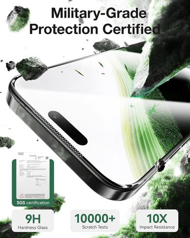 واقي شاشة NIMASO لهاتف iPhone 18 Pro Max/17 Pro Max مقاس 6.9 بوصة، عبوة واحدة in Kuwait
