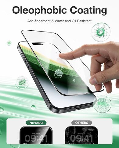 واقي شاشة NIMASO لهاتف iPhone 18 Pro Max/17 Pro Max مقاس 6.9 بوصة، عبوة واحدة in Kuwait