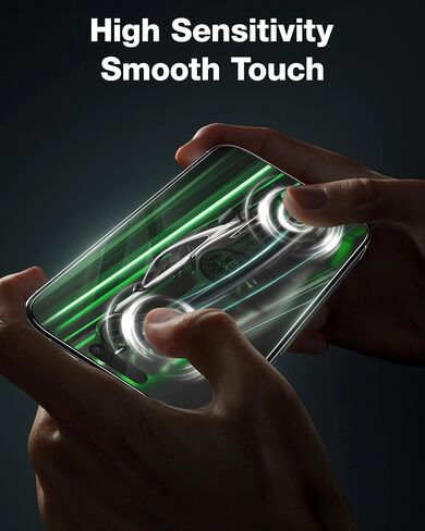 NIMASO for iPhone 17 Pro Max Screen Protector Full Coverage 6.9-Inch, No Bubbles No Dust Instant Installation, 9H Hardness Tempered Glass Military Grade Shatterproof, Anti-Scratch, 2 Pack in Kuwait