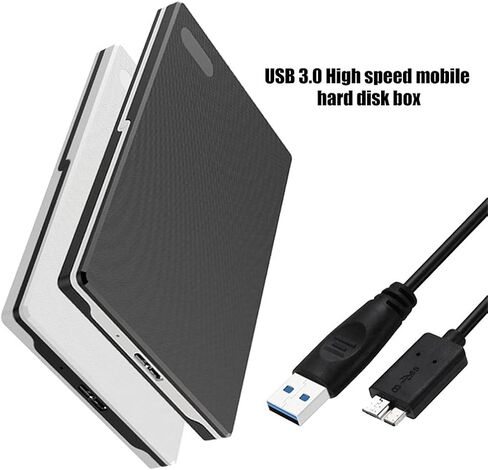 External Hard Drives HDD Case 2.5 Inch USB 3.0 Thin SATA SSD Hard Drive Dock Enclosure High Speed Mobile Hard Box High Speed (Color : A) (B ) in Saudi Arabia