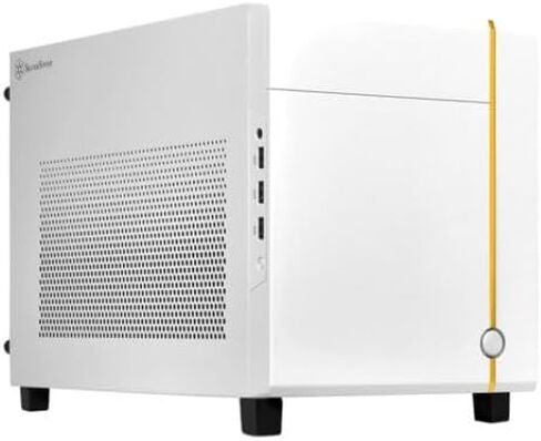 Sugo 14 Mini-ITX Cube Chassis مع أماكن إقامة قوية بيضاء in Kuwait
