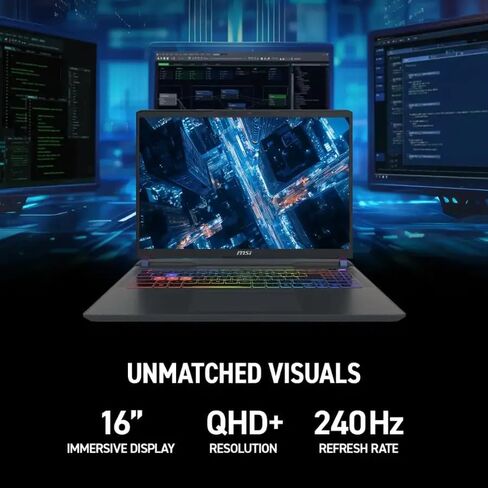 MSI Vector 16 HX AI 400 Gaming Laptop ، NVIDIA RTX 5080 16GB GDDR7 ، Intel Ultra 9 275HX (تصل إلى 5.4 جيجا هرتز) ، 16 " in Saudi Arabia