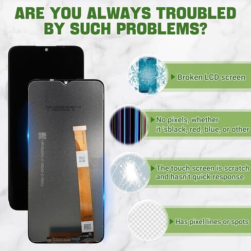 شاشة شاشة LCD جديدة لـ TCL K24 K23 T434D T434W Touch Screen Digitizer Assembly Assembly مع أدوات إصلاح تمت ترقيتها أسود in Kuwait